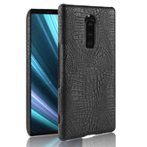 Shockproof Crocodile Texture PC + PU Case for Sony Xperia 1